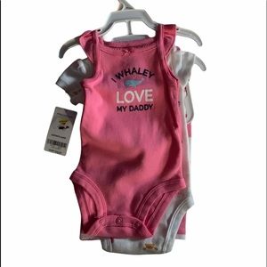 Carters 3 piece Whale Set Newborn
